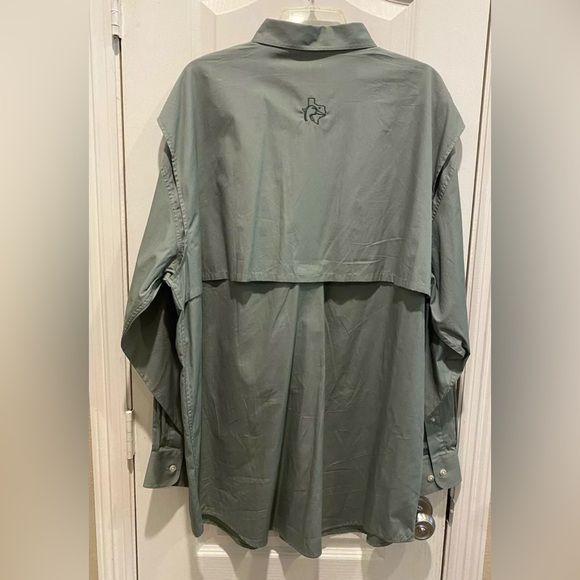 World Wide Sportsman Shirt Adult XL
Green Button Up Fisherman Fishing - Picture 2 of 12